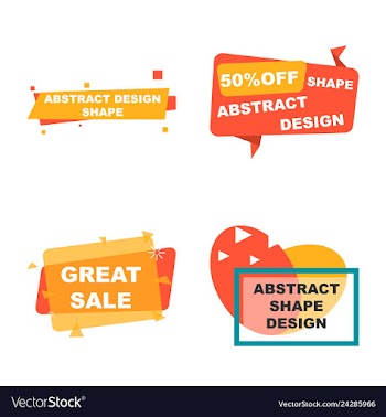 Super sale - creative banner abstract concept vector image
