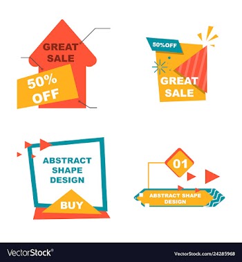 Super sale - creative banner abstract concept vector image