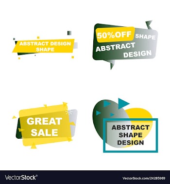 Super sale - creative banner abstract concept vector image