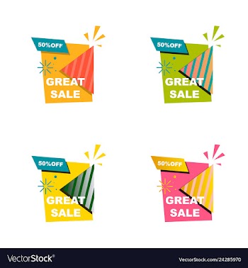 Super sale - creative banner abstract concept vector image