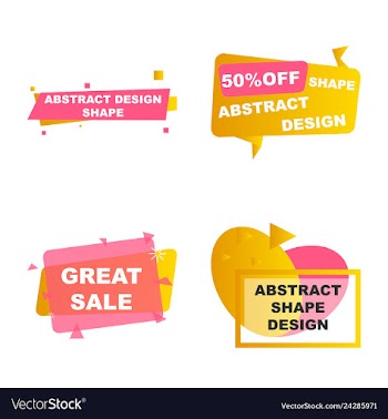 Super sale - creative banner abstract concept vector image