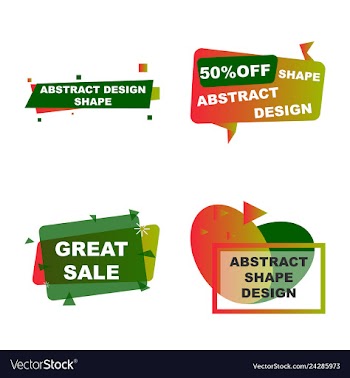 Super sale - creative banner abstract concept vector image