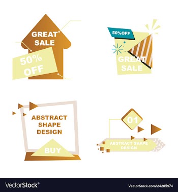 Super sale - creative banner abstract concept vector image