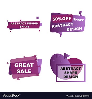 Super sale - creative banner abstract concept vector image