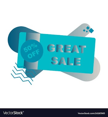 Super sale - creative banner abstract concept vector image