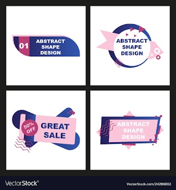 Super sale - creative banner abstract concept vector image