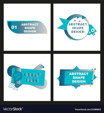 Super sale - creative banner abstract concept vector image