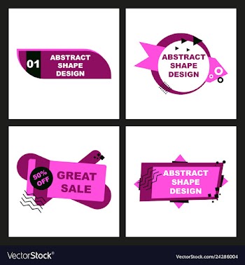 Super sale - creative banner abstract concept vector image