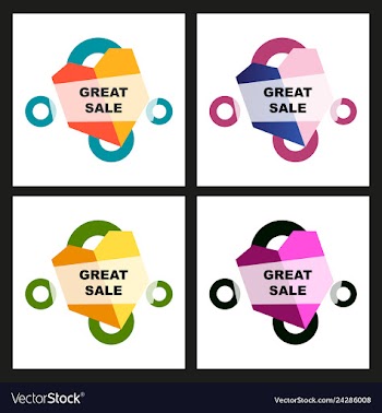 Super sale - creative banner abstract concept vector image