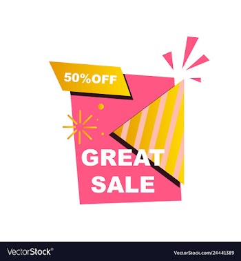 Super sale - creative banner abstract concept vector image
