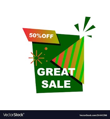 Super sale - creative banner abstract concept vector image