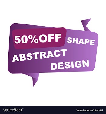 Super sale - creative banner abstract concept vector image