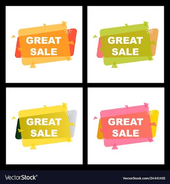Super sale - creative banner abstract concept vector image