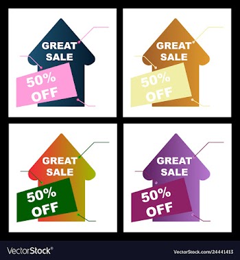 Super sale - creative banner abstract concept vector image