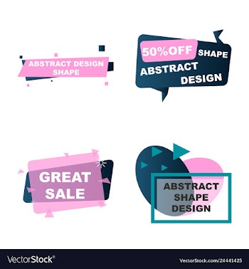 Super sale - creative banner abstract concept vector image