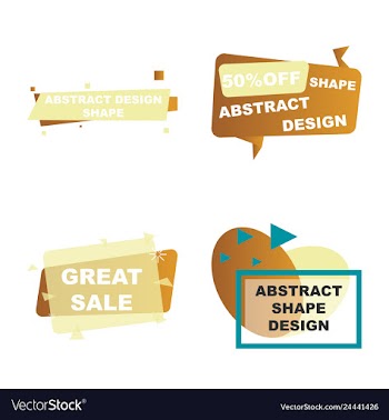 Super sale - creative banner abstract concept vector image