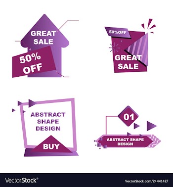 Super sale - creative banner abstract concept vector image