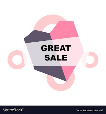 Super sale - creative banner abstract concept vector image