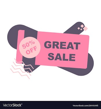 Super sale - creative banner abstract concept vector image