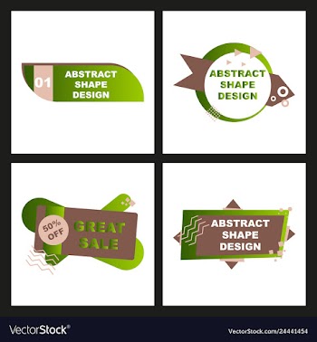 Super sale - creative banner abstract concept vector image
