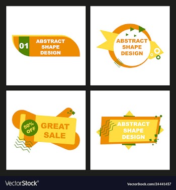 Super sale - creative banner abstract concept vector image
