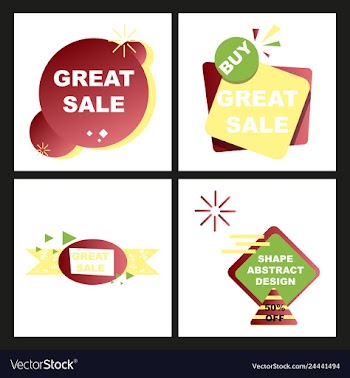 Super sale - creative banner abstract concept vector image