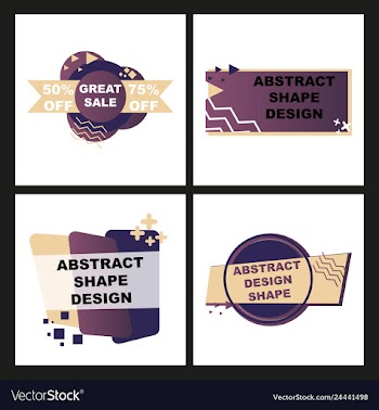 Super sale - creative banner abstract concept vector image