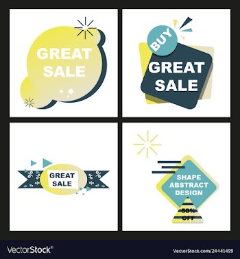 Super sale - creative banner abstract concept vector image