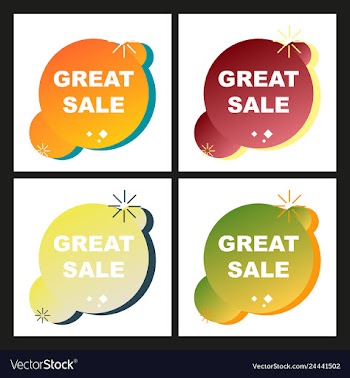 Super sale - creative banner abstract concept vector image