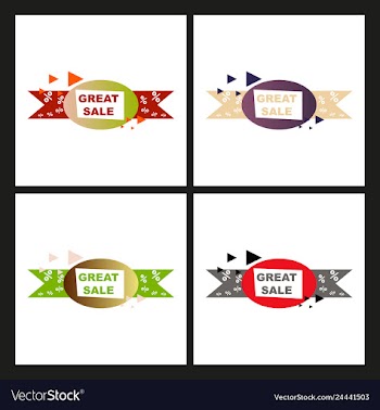 Super sale - creative banner abstract concept vector image