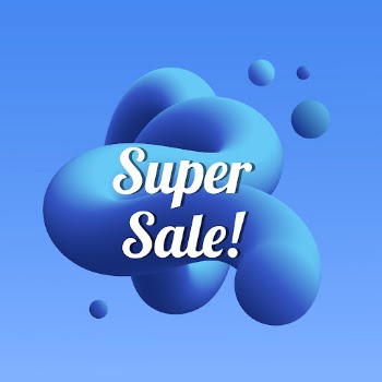 Super sale template, shopping badge, | Free PSD Template - rawpixel