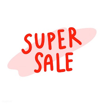 Super sale typography vector in red | Free stock vector - 472598