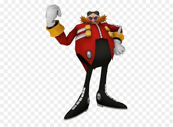 Super Smash Bros. Brawl Doctor Eggman Character Figurine Trophy - eggman banner 