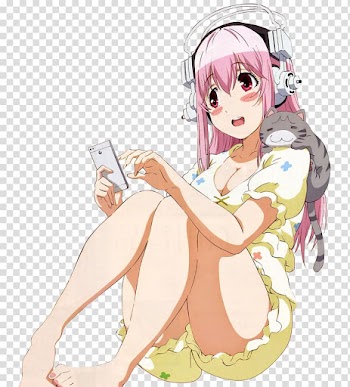 Super Sonico Anime Manga Figurine, Anime transparent background PNG clipart
