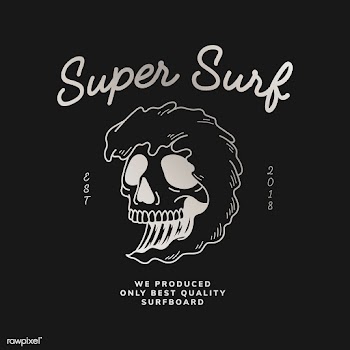 Super surf vintage illustration | Free stock vector - 558001