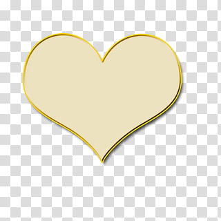 Super , white and yellow heart artwork transparent background PNG clipart