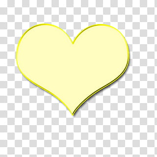 Super , yellow Heart illustration transparent background PNG clipart