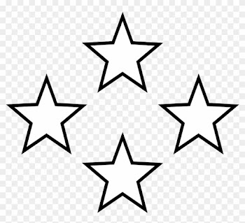 Superb Star Clipart Black And White File Stars 4 Svg - White Stars