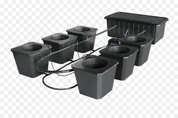 SuperCloset Bubble Flow Buckets Hydroponics Ebb and flow BubbleFlow Bucket Hydroponic Grow System - bucket 