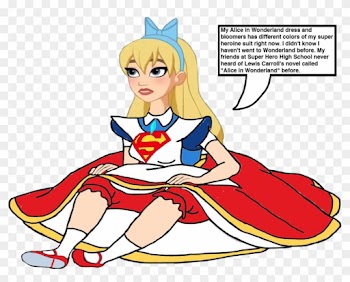 Supergirl As Little Alice By Darthraner83 - Dc Superheroes Girl Supergirl