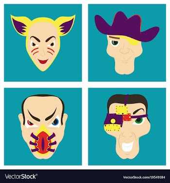 Superhero actions icon set in cartoon colored vector image