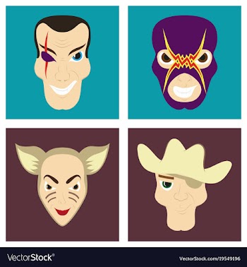 Superhero actions icon set in cartoon colored vector image
