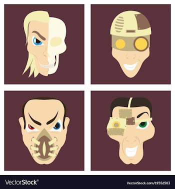Superhero actions icon set in cartoon colored vector image