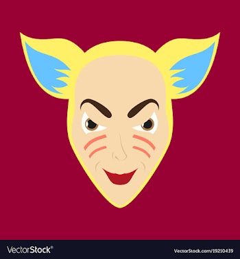 Superhero animal cartoon flat vector image