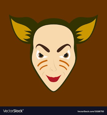 Superhero animal cartoon flat vector image