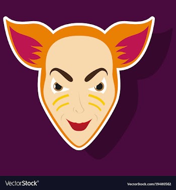 Superhero animal cartoon sticker vector image