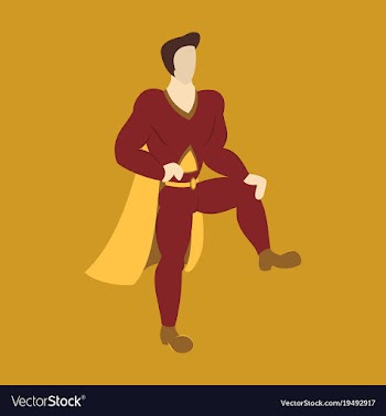 Superhero cartoon icon with superman on vector image