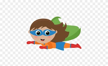 Superhero Clipart Transparent Background - Girl Superhero Clipart