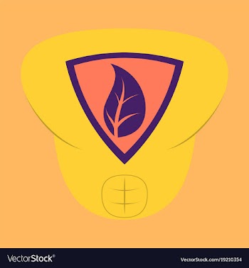 Superhero color flat badges emblems logos vector image