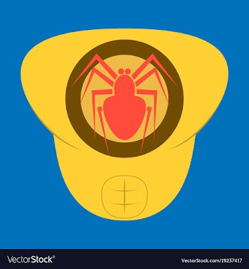 Superhero color flat badges emblems logos vector image